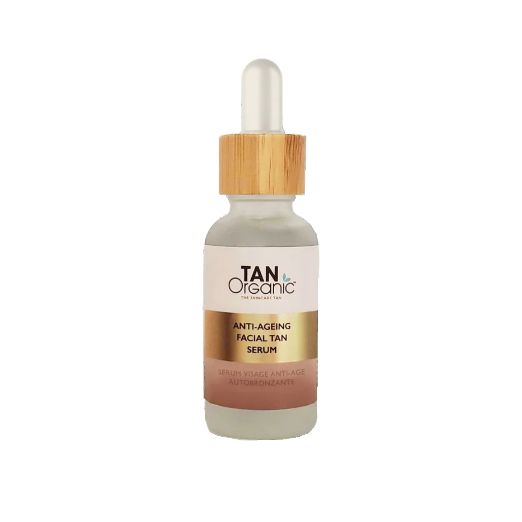 Tan Organic Protivráskové samoopalovací obličejové sérum (Anti-Ageing Facial Tan Serum) 30 ml