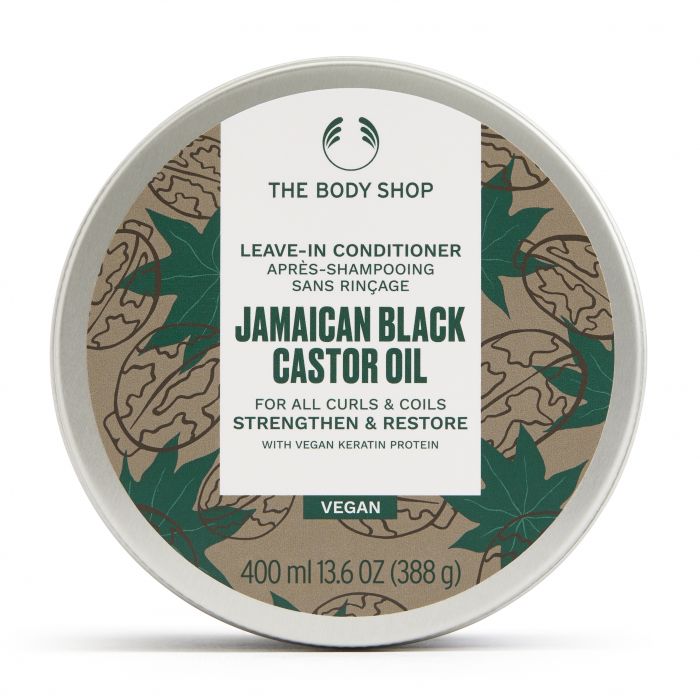 The Body Shop Bezoplachový kondicionér pro kudrnaté a vlnité vlasy Jamaican Black Castor Oil (Leave-in Conditioner) 400 ml