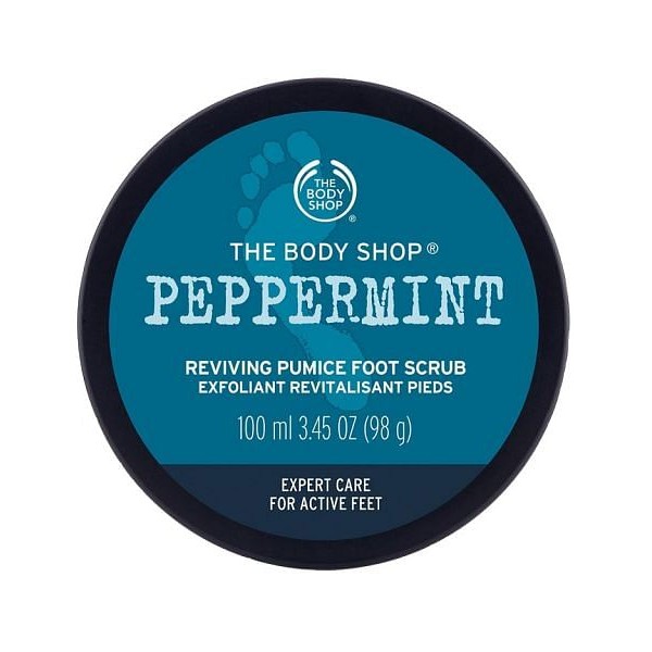 The Body Shop Chladivý peeling na nohy Peppermint (Reviving Pumice Foot Scrub) 100 ml