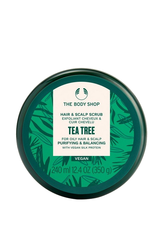 The Body Shop Čisticí a vyrovnávající peeling pro mastné vlasy a pokožku hlavy Tea Tree Purifying & Balancing (Hair & Scalp Scrub) 240 ml