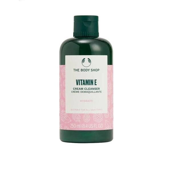 Levně The Body Shop Čisticí krém s vitamínem E pro všechny typy pleti Vitamin E (Cream Cleanser) 250 ml