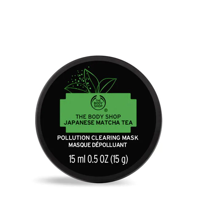 The Body Shop Jemně exfoliační čisticí pleťová maska Japanese Matcha Tea (Pollution Clearing Mask) 15 ml