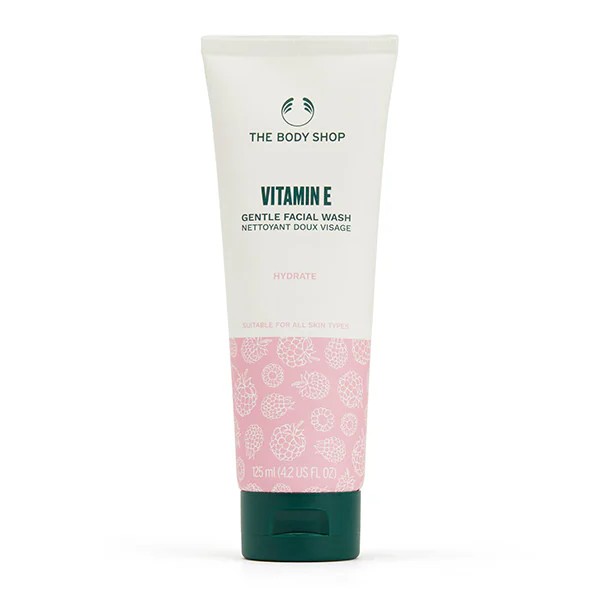 Levně The Body Shop Jemný mycí gel s vitamínem E pro všechny typy pleti Vitamin E (Gentle Facial Wash) 125 ml