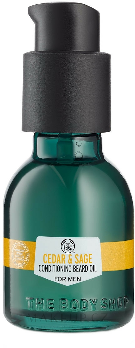 The Body Shop Olej na vousy Cedar & Sage (Conditioning Beard Oil) 30 ml