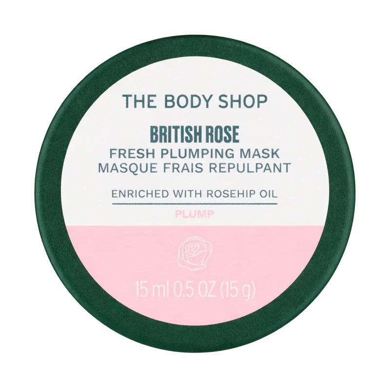 The Body Shop Pleťová maska pre suchú pleť British Rose (Fresh Plumping Mask) 15 ml