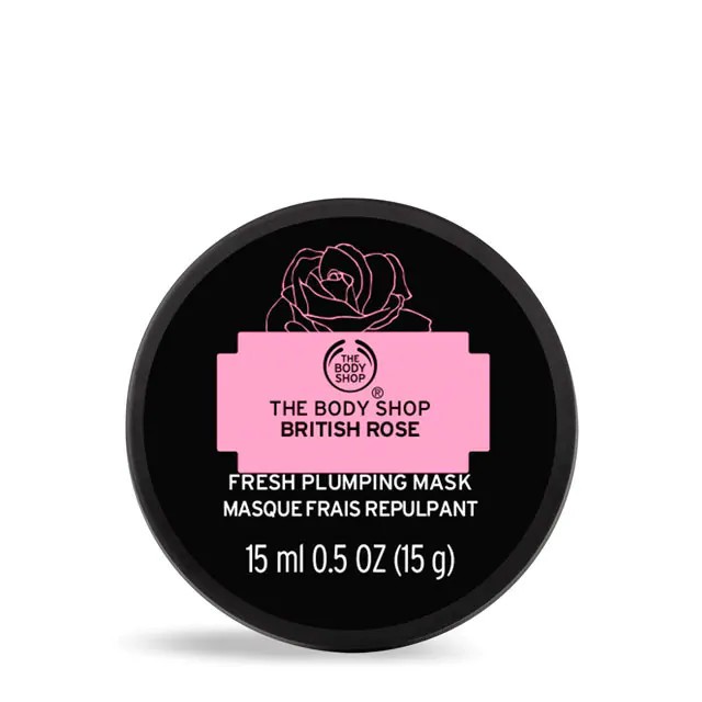 The Body Shop Pleťová maska pro suchou pleť British Rose (Fresh Plumping Mask) 15 ml