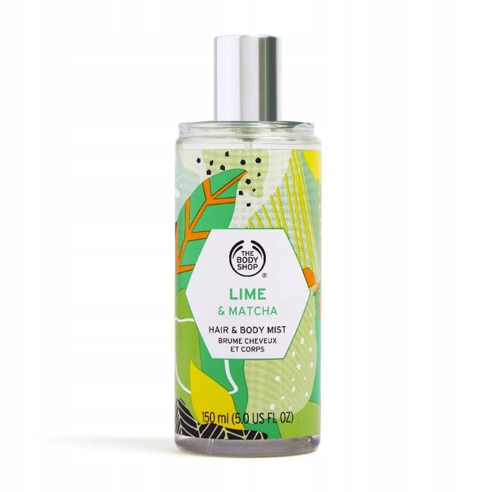 The Body Shop Sprej na tělo a vlasy Lime & Matcha (Hair & Body Mist) 150 ml