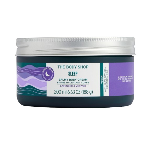 Levně The Body Shop Tělový krém Lavender & Vetiver (Balmy Body Cream) 200 ml
