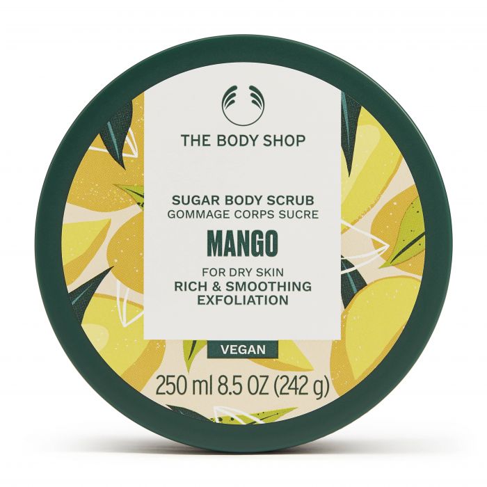Levně The Body Shop Tělový peeling pro suchou pokožku Mango (Body Scrub) 250 ml