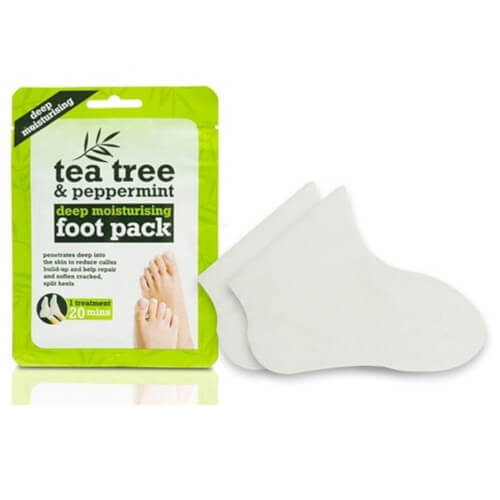 XPel Hydratační ponožky na nohy Tea Tree & Peppermint (Deep Moisturising Foot Pack) 1 pár