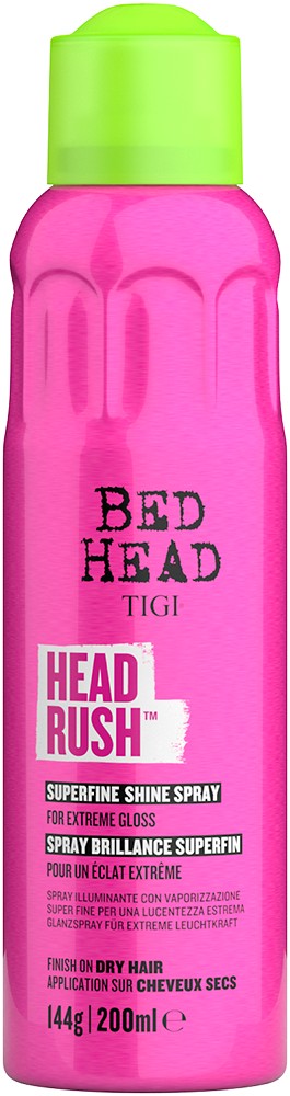 Tigi Sprej pro lesk vlasů Bed Head Headrush (Superfine Shine Spray) 200 ml