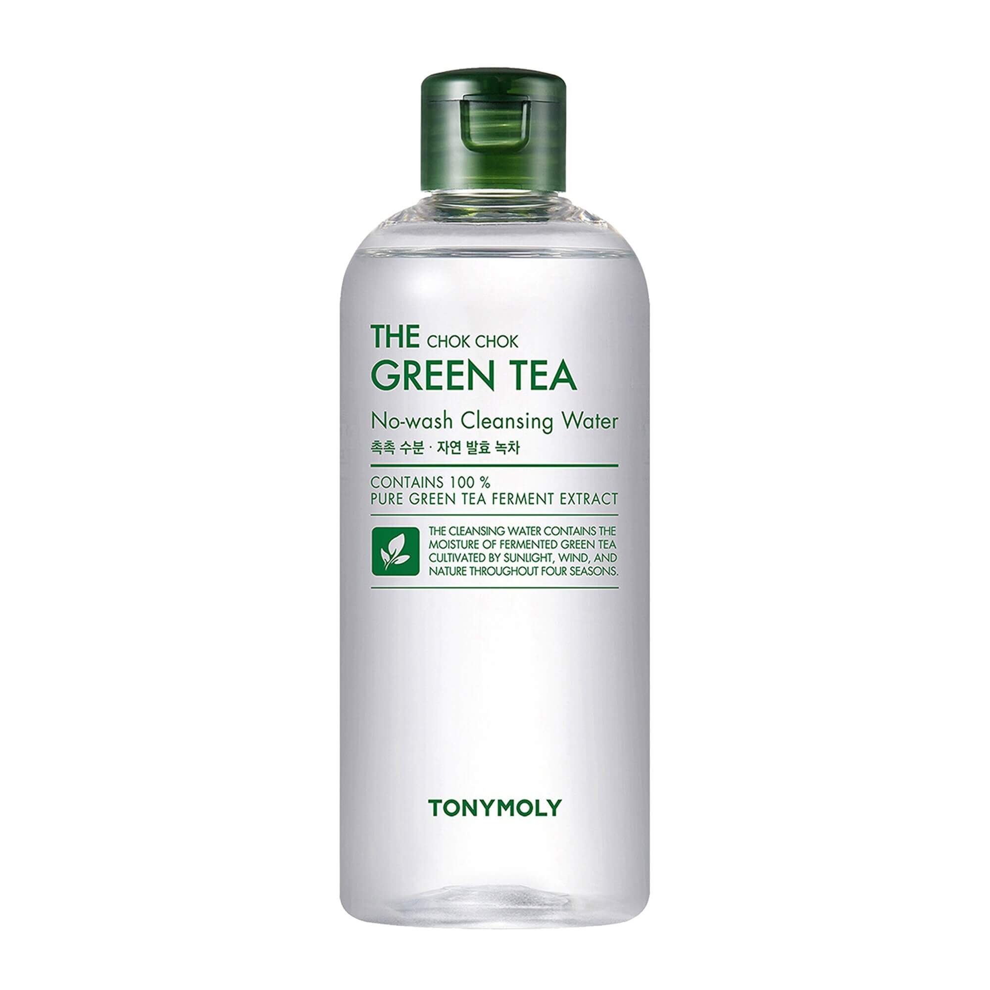 Tony Moly Hydratační pleťová voda The Chok Chok Green Tea (No-wash Cleansing Water) 300 ml