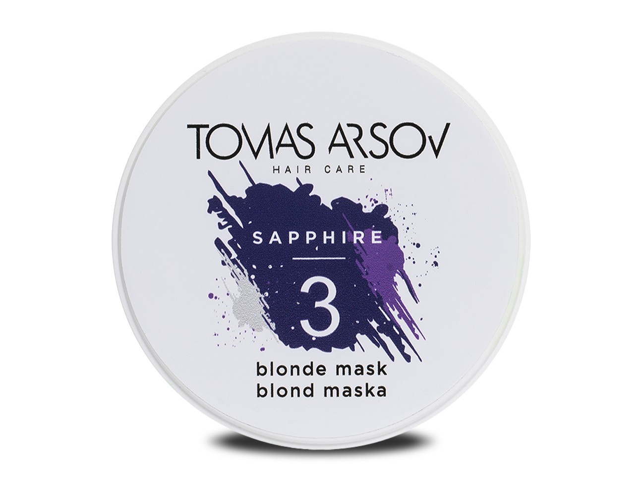 Tomas Arsov Maska potláčajú žlté a zlatisté tóny vlasov Sapphire ( Blonde Mask) 100 ml