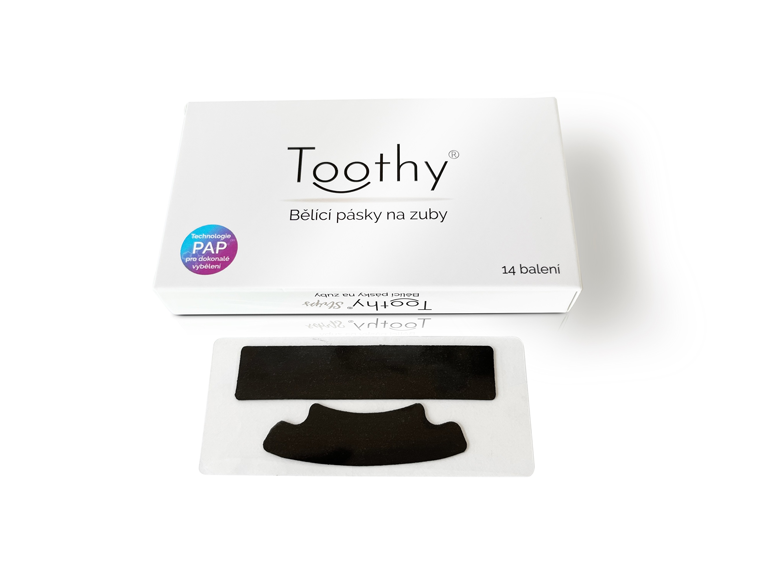 Toothy Bieliace pásky na zuby Toothy ®️ Strips 14 ks