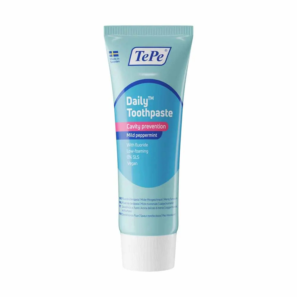 TePe Zubní pasta s fluoridem Daily Toothpaste 75 ml