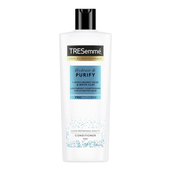 TRESemmé Čistiace kondicionér pre mastné vlasy Purify & Hydrate (Conditioner) 400 ml