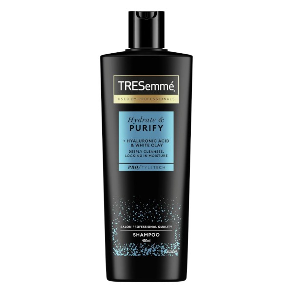 TRESemmé Čistiace šampón pre mastné vlasy Purify & Hydrate (Shampoo) 400 ml