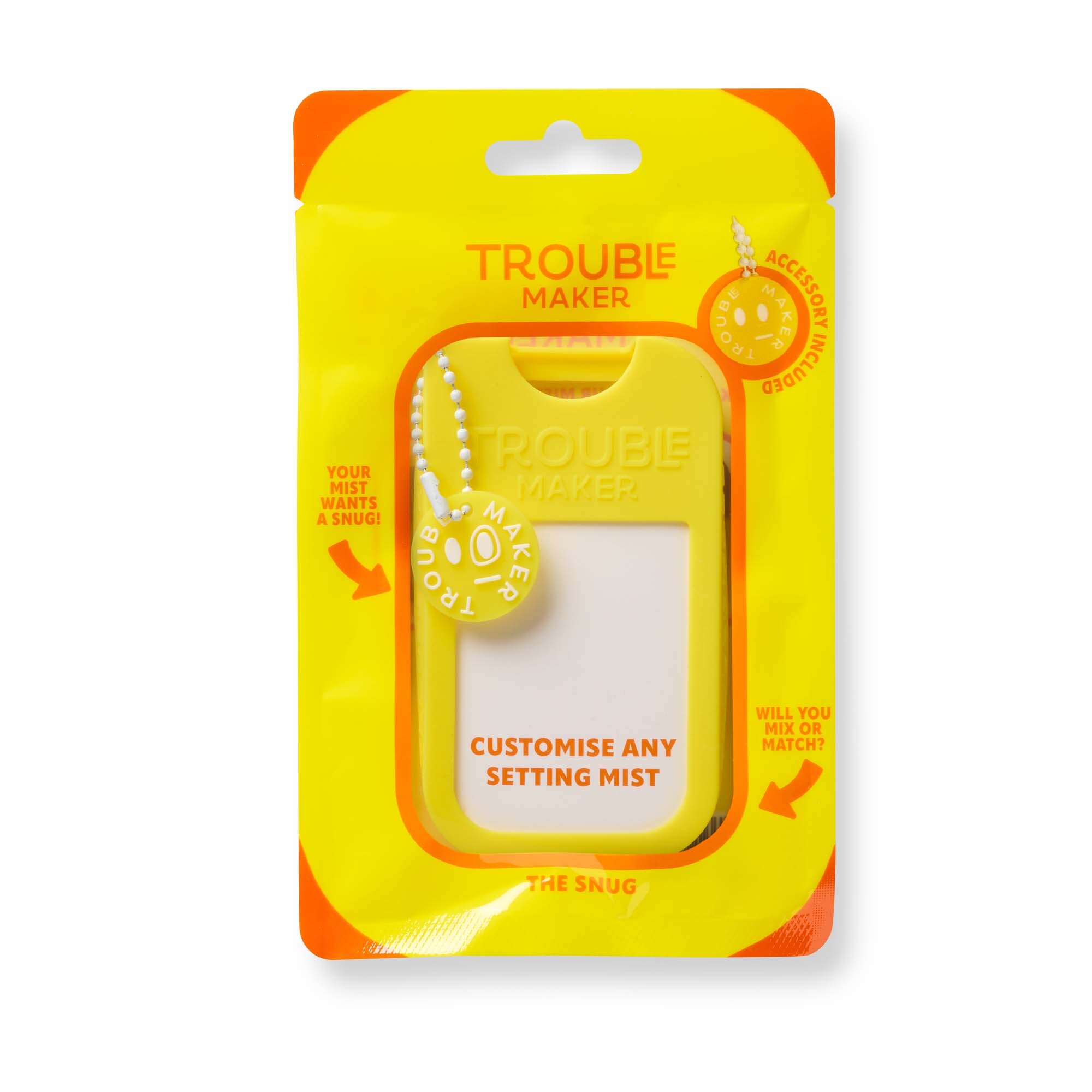 Levně Trouble Maker Pouzdro na fixační sprej Mist Snug Accessory Sparkie Yellow