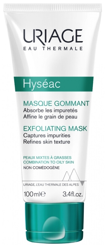 Uriage Peelingová maska pro smíšenou a mastnou pleť Hyséac (Exfoliating Mask) 100 ml