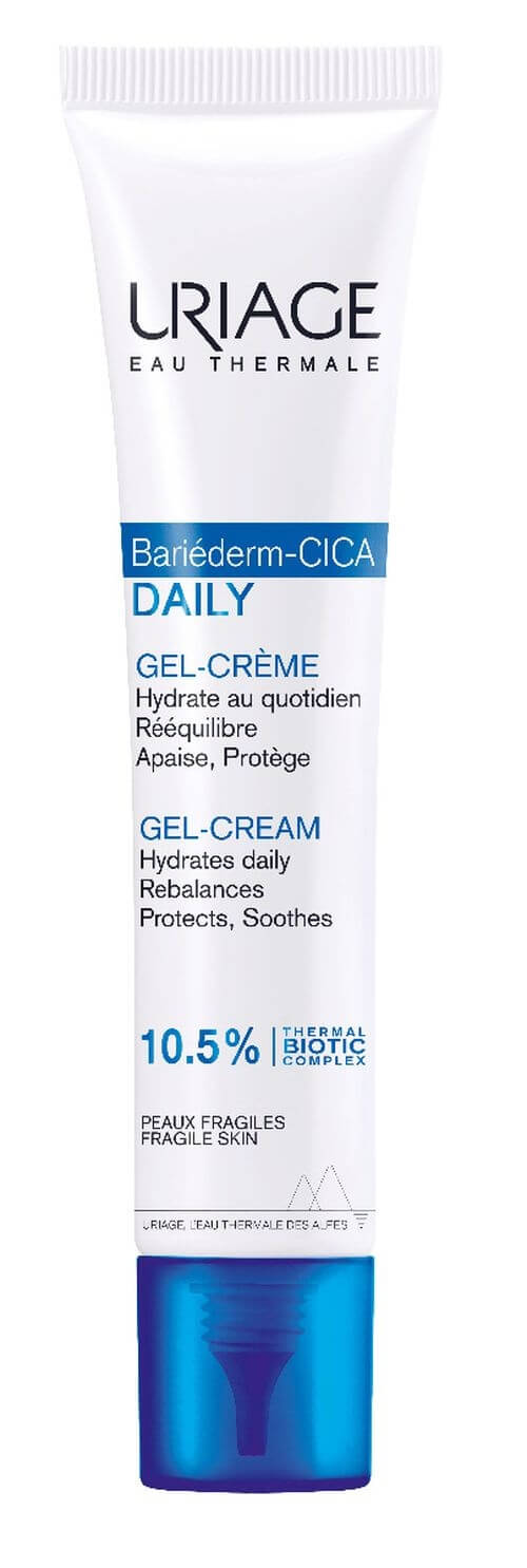 Uriage Lehký gelový krém pro poškozenou pleť Bariéderm CICA (Daily Gel-Cream) 40 ml