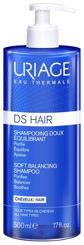Uriage Jemný upokojujúci šampón DS Hair (Soft Balancing Shampoo) 500 ml