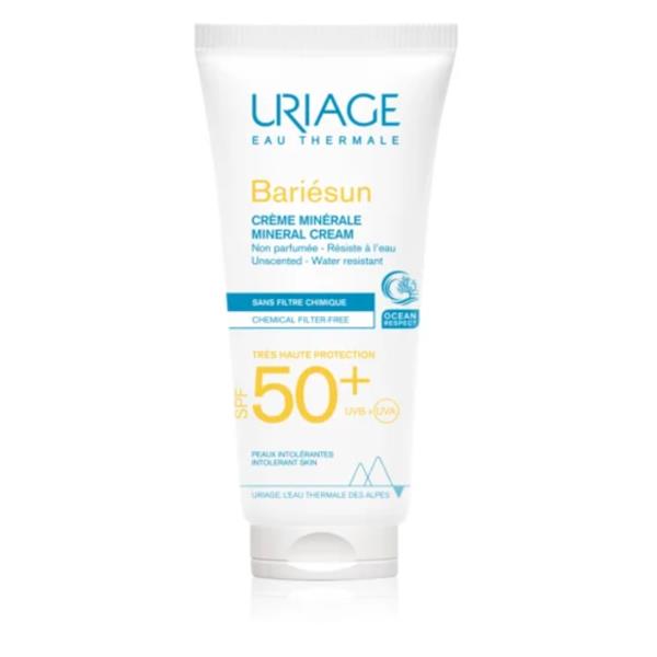 Levně Uriage Minerální ochranný krém na obličej a tělo SPF 50+ Bariésun (Very High Protection Mineral Cream) 100 ml