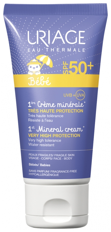Zobrazit detail výrobku Uriage Ochranný minerální krém SPF 50+ Bébé (1st Mineral Cream) 50 ml