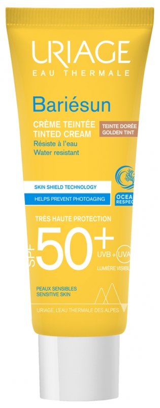 Zobrazit detail výrobku Uriage Tónovaný pleťový krém na opalování SPF 50+ Bariesun Golden Tint (Tinted Cream) 50 ml
