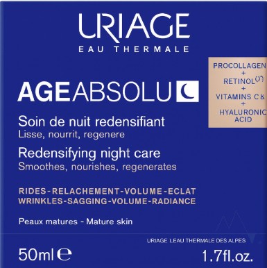 Uriage Vyhlazující noční pleťová maska Age Absolu (Redensifying Sleeping Mask) 50 ml