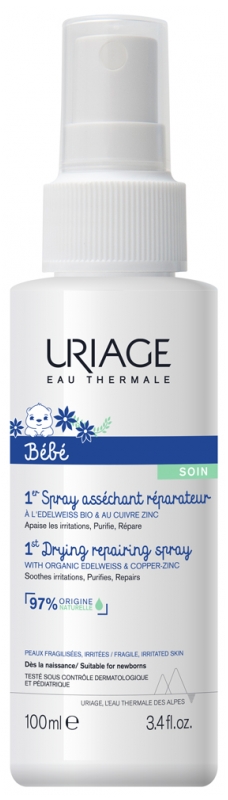 Zobrazit detail výrobku Uriage Vysušující a zklidňující sprej Bébé (1st Drying Repairing Spray) 100 ml