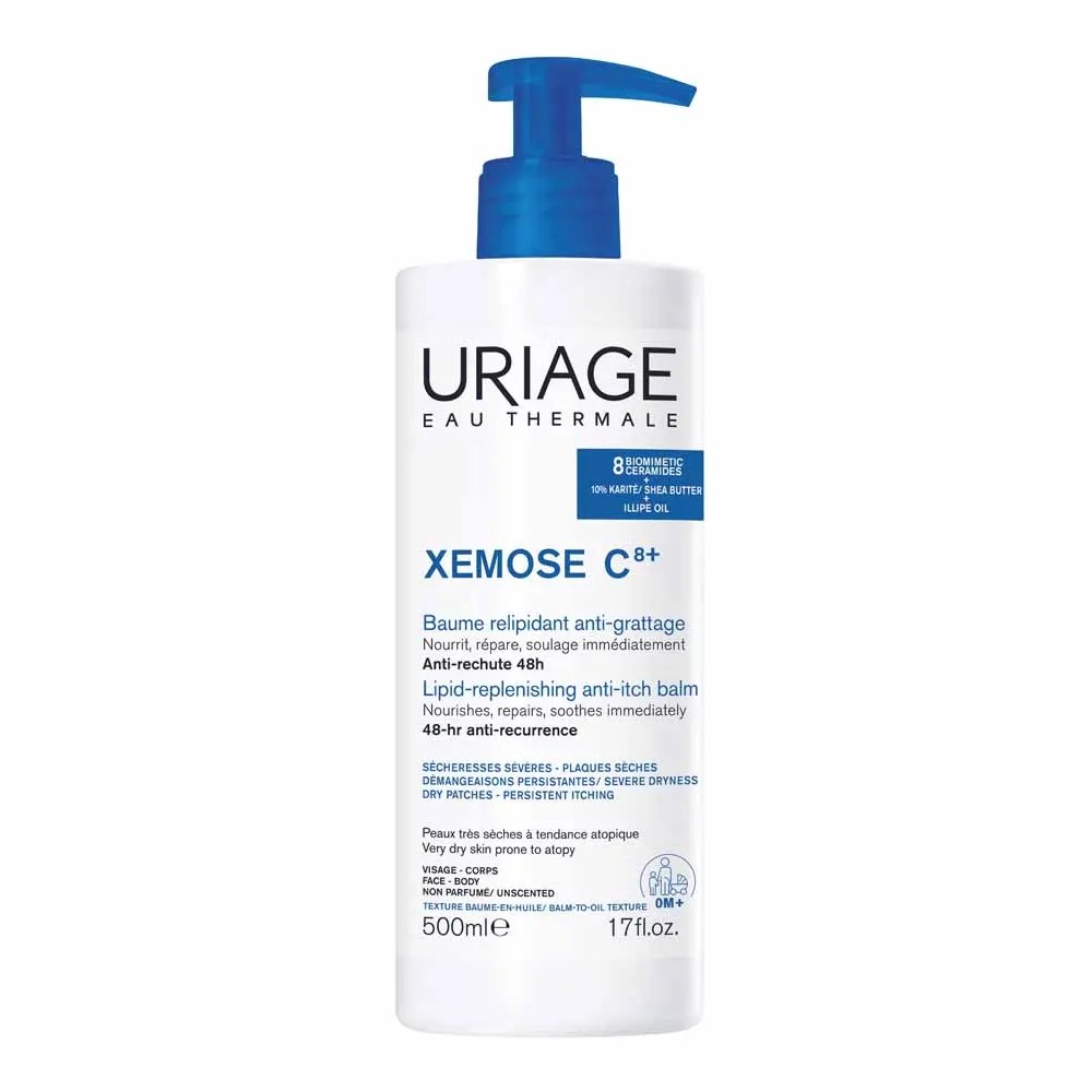 Upokojujúci balzam Xémose (Anti-Itch Soothing Oil Balm) 500 ml