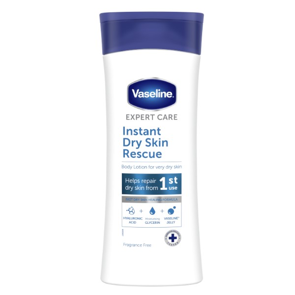 Vaseline Tělové mléko pro velmi suchou pokožku Instant Dry Skin Rescue (Body Lotion) 400 ml