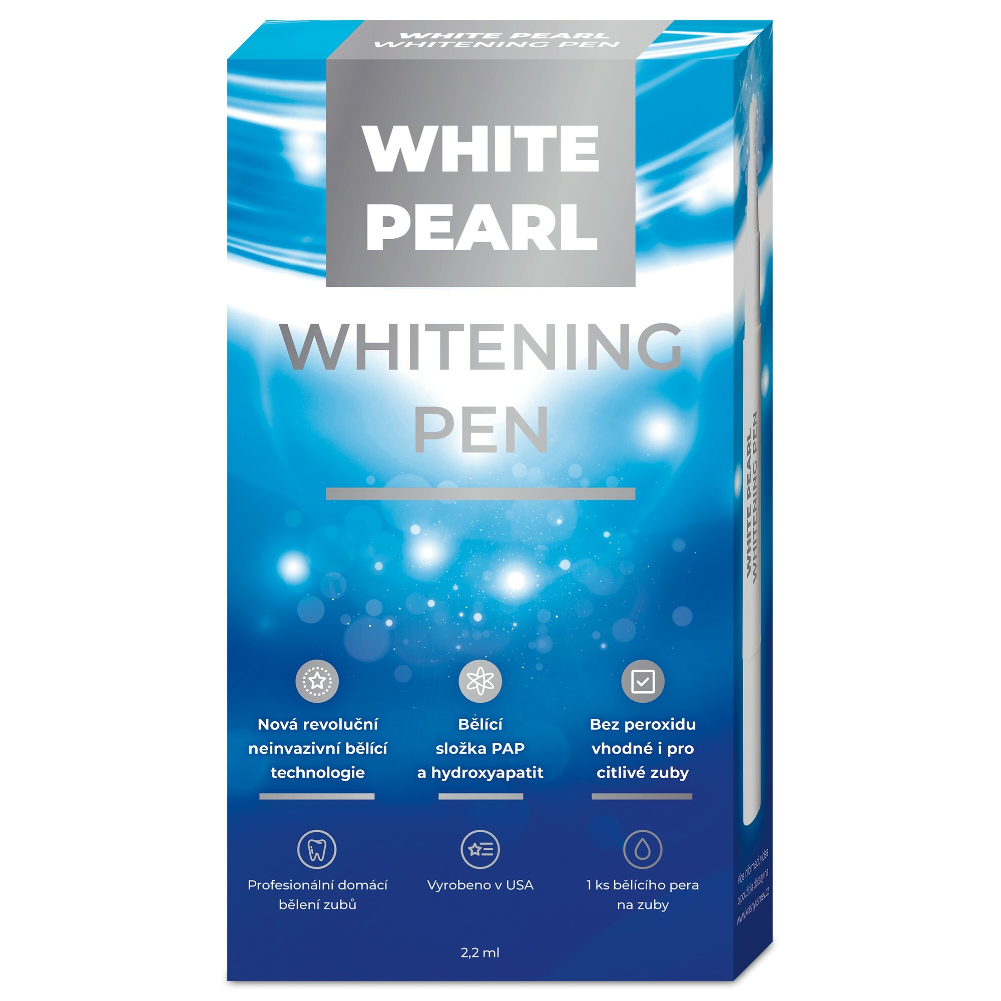 VitalCare Bělicí pero na zuby White Pearl (Whitening Pen) 2,2 ml