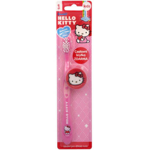 VitalCare Zubní kartáček s krytkou Hello Kitty