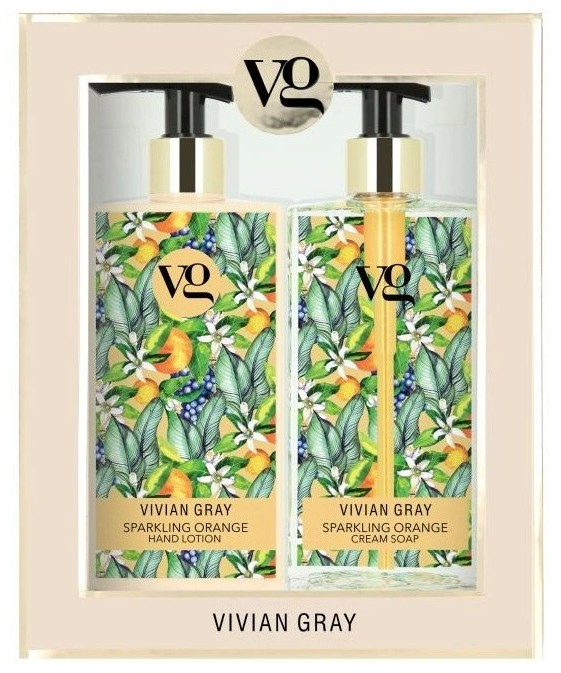 Vivian Gray Kozmetická sada Sparkling Orange (Cream Soap & Hand Lotion)