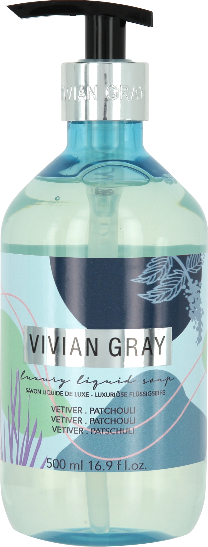 Vivian Gray Tekuté mýdlo Vetiver & Patchouli (Liquid Soap) 500 ml