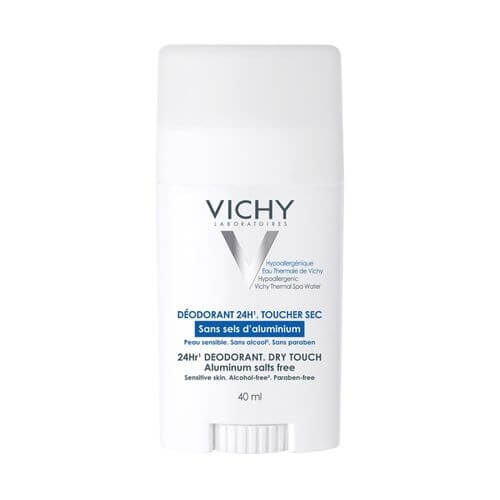 Vichy Tuhý deodorant 24 h proti pocení bez hliníkových solí (Deodorante Stick 24H) 40 ml