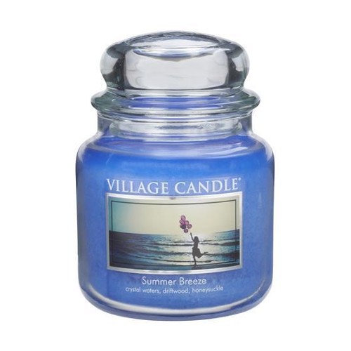 Village Candle Dekorativní vonná svíčka ve skle Letní vánek (Summer Breeze) 397 g