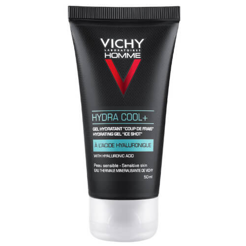 Vichy Hydratační pleťový gel s chladivým účinkem Homme Hydra Cool+ (Hydrating Gel Ice Shot) 50 ml