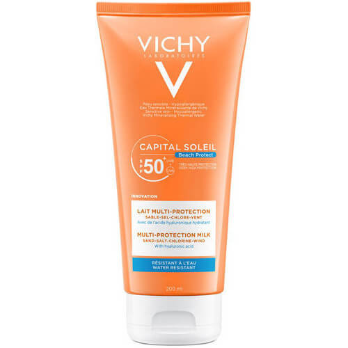 Vichy Multi protekční hydratační mléko SPF 50+ Capital Soleil Beach Protect (Multi-Protection Milk) 200 ml