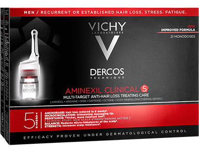 Zobrazit detail výrobku Vichy Multiúčelová kúra proti vypadávání vlasů pro muže Dercos Aminexil Clinical 5 21 x 6ml