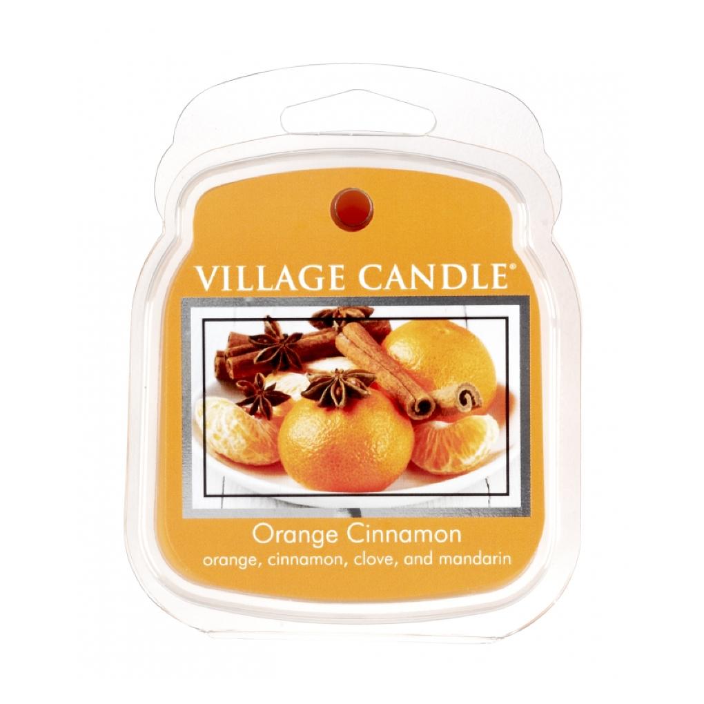 Village Candle Rozpustný vosk do aromalampy Pomeranč a skořice (Orange Cinnamon) 62 g