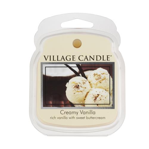 Village Candle Rozpustný vosk do aromalampy Vanilková zmrzlina (Creamy Vanilla) 62 g