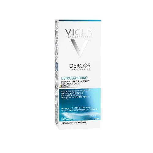 Vichy Ultrazklidňující šampon pro suché vlasy Dercos (Ultra Smoothing Shampoo) 200 ml