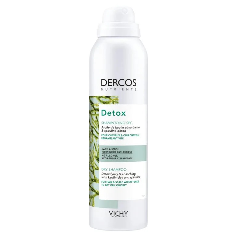Vichy Detoxikační suchý šampon Dercos Detox (Dry Shampoo) 150 ml