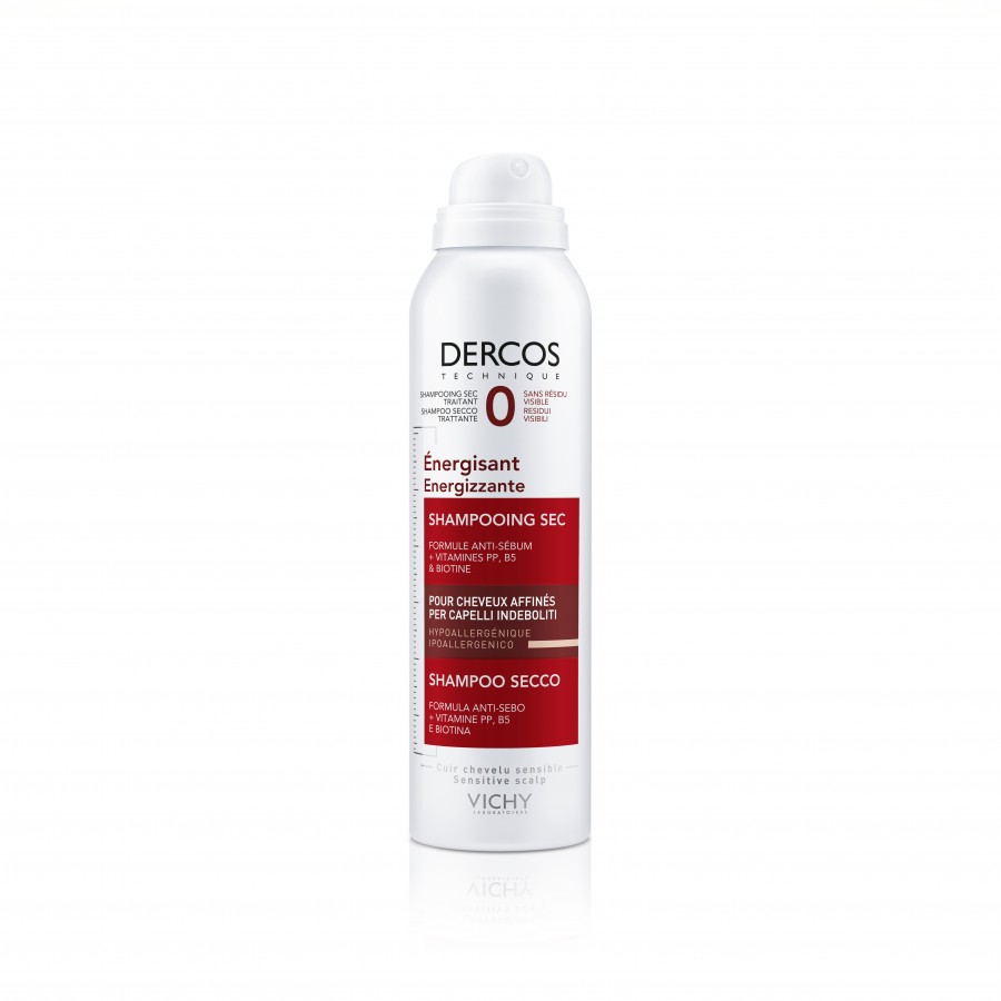 Vichy Energizující suchý šampon Dercos (Energising Dry Shampoo) 150 ml