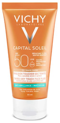 Vichy Zmatňujúci BB krém SPF 50 Capital Soleil (Tinted Mattifying Face Fluid Dry Touch) 50 ml