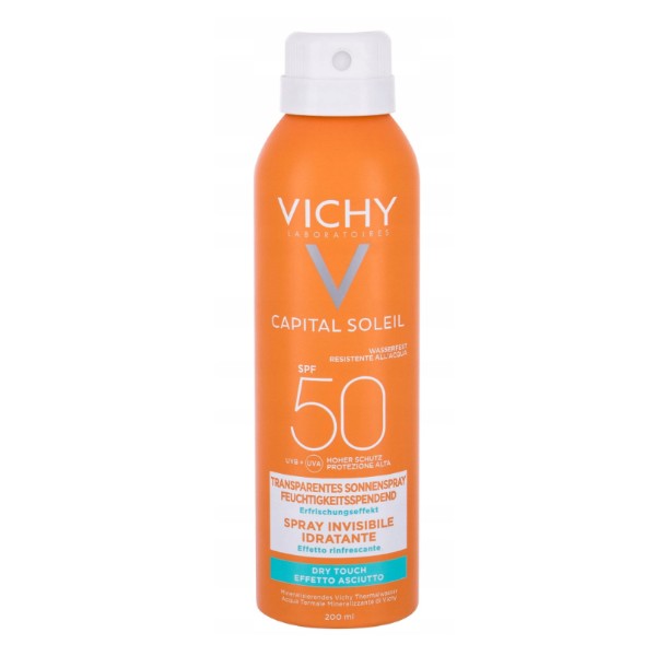 Zobrazit detail výrobku Vichy Neviditelný hydratační sprej SPF 50 Idéal Soleil (Invisible Hydrating Mist) 200 ml