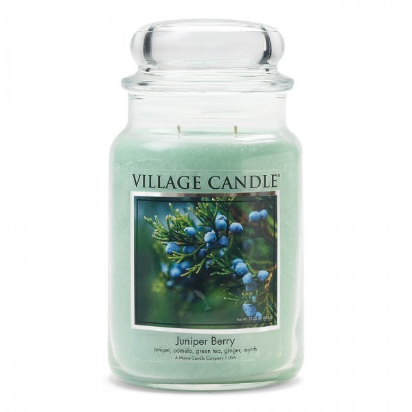 Village Candle Vonná sviečka v skle Bobule borievky (Juniper Berry) 602 g