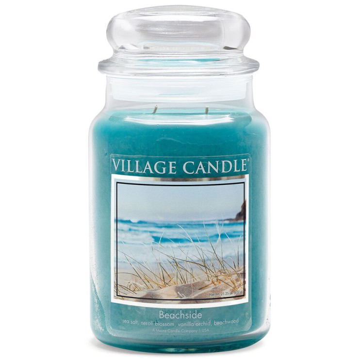 Village Candle Vonná svíčka ve skle Pláž (Beachside) 602 g